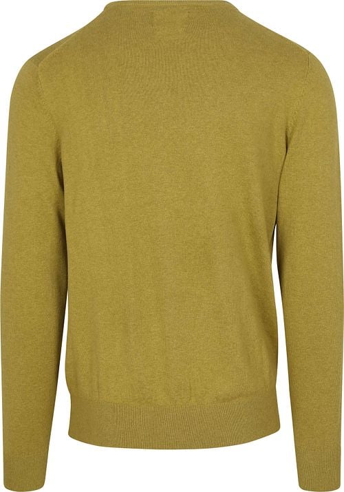 Steppin' Out Pullover Cotton Cashmere Moss Green Product / Achterkant