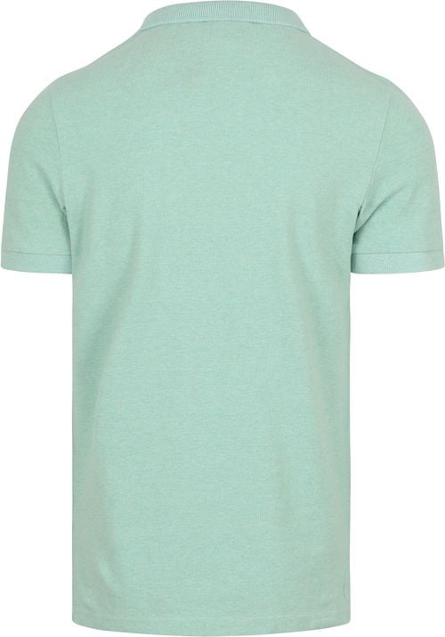 Superdry Piqué Polo Shirt Melange Light Green Product / Achterkant