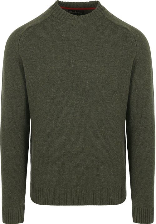 Barbour Grangetown Pullover Wool Olive Green Product