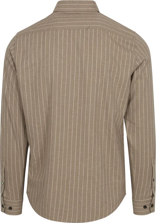 Dstrezzed Shirt Anthony Stripe Beige Product / Achterkant