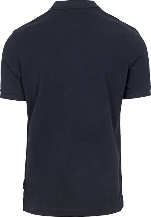Scotch And Soda Core Piqué Poloshirt Navy Product / Achterkant
