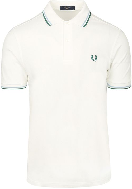 Fred Perry Polo Twin Tipped M3600 White Z52 Product