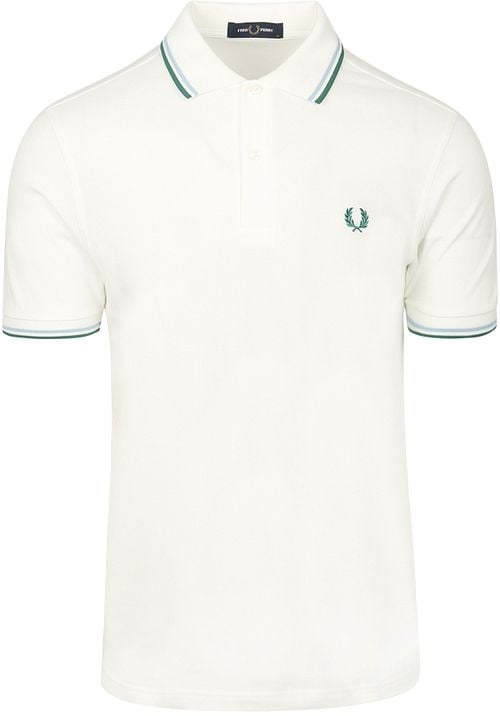 Fred Perry Polo Twin Tipped M3600 Wit Z52 Product