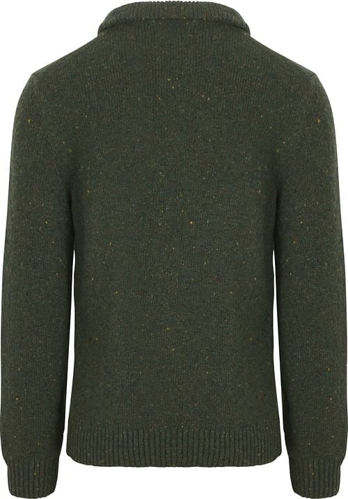 Gant Mocker Pullover Wool Blend Dunkelgrün