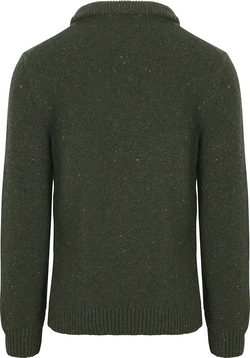 Gant Mocker Pullover Wool Blend Dark Green