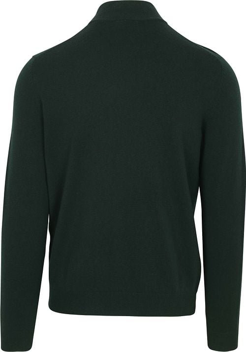 Steppin' Out Half Zip Trui Merinowol Caccia Groen