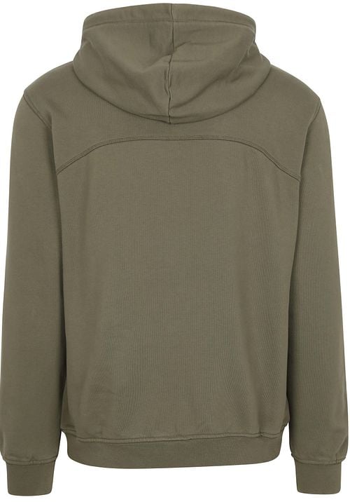 Napapijri Badge Hoodie Olive Green Product / Achterkant