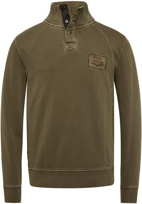 PME Legend Terry Sweater Dark Green Product