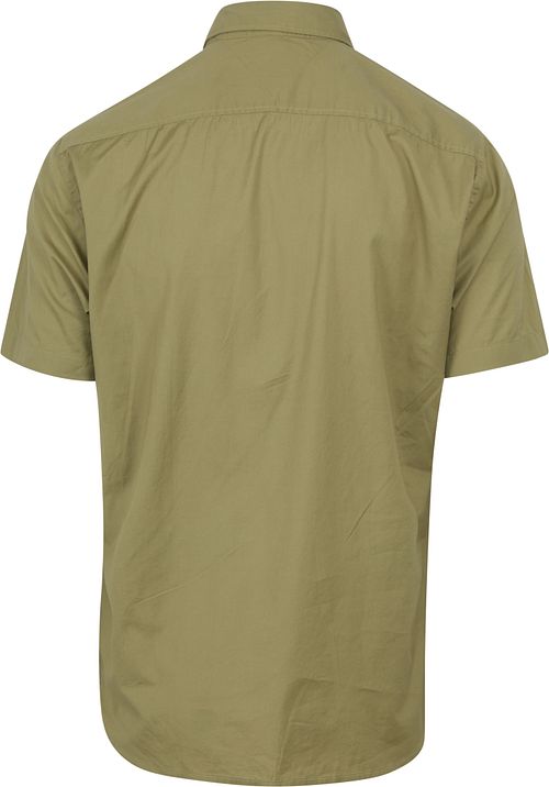 Tommy Hilfiger Short Sleeve Shirt Flex Green Product / Achterkant