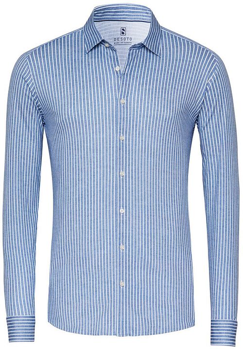 Desoto Chemise Twill Stripe Bleu Product