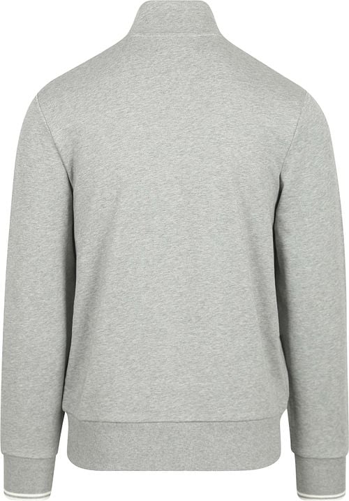 Fred Perry Half Zip Pullover Melange Grey Product / Achterkant