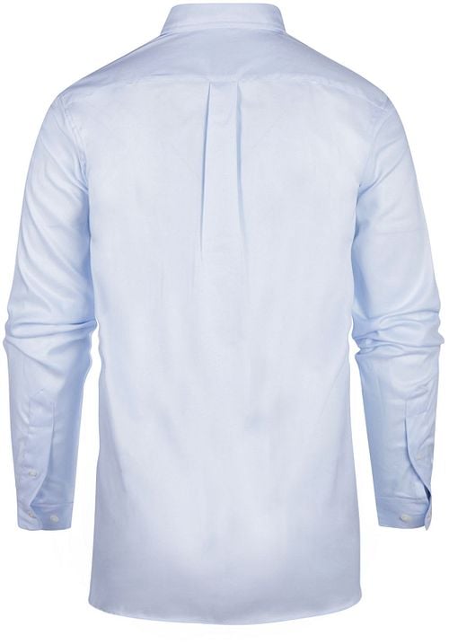 Steppin' Out Overhemd Twill Extra Lange Mouw Lichtblauw Product / Achterkant