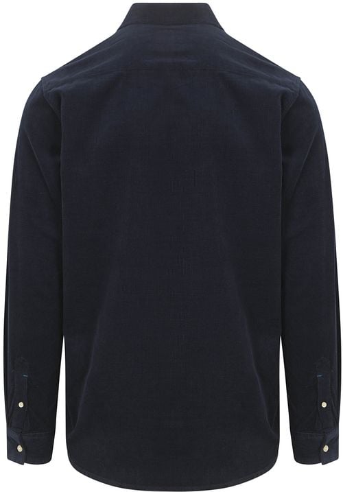 Scotch and Soda Solid Corduroy Shirt Black Product / Achterkant