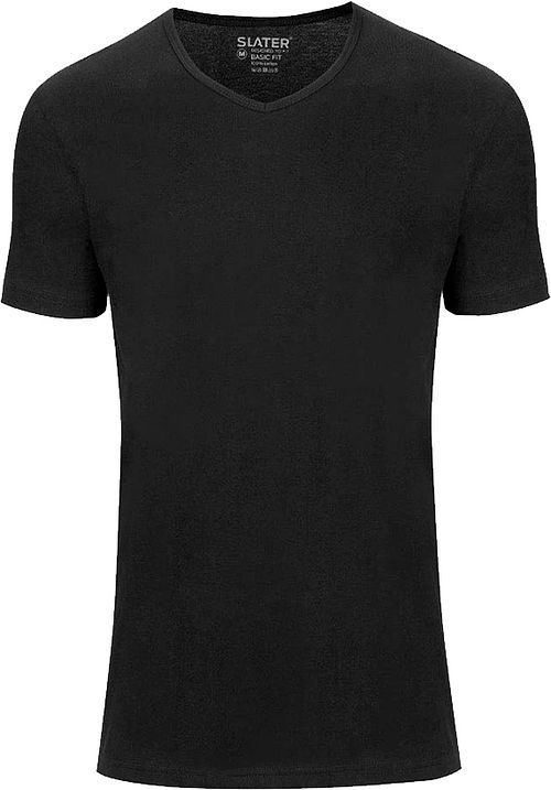 Slater 2-pack Basic Fit T-shirt V-neck Black Product
