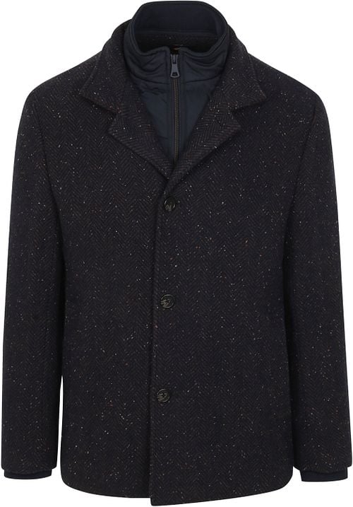 Suitable Robert Coat Wol Navy Product