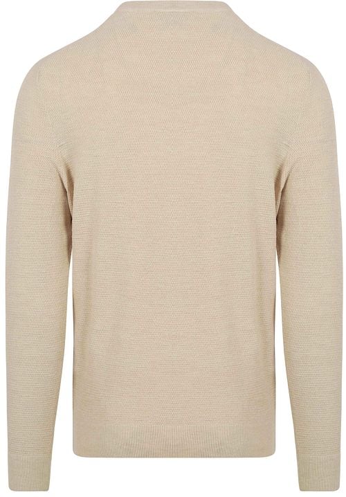 Profuomo Pullover Textured Ecru Product / Achterkant