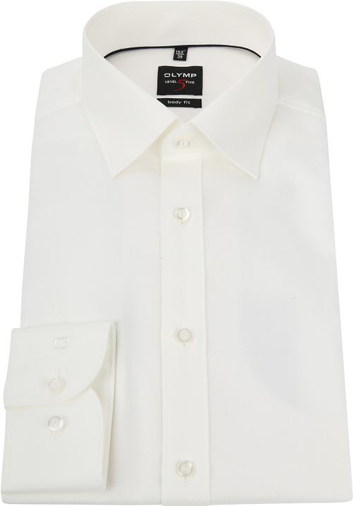 OLYMP Chemise Level 5 Coupe Slim Blanc Cassé Product / Detail