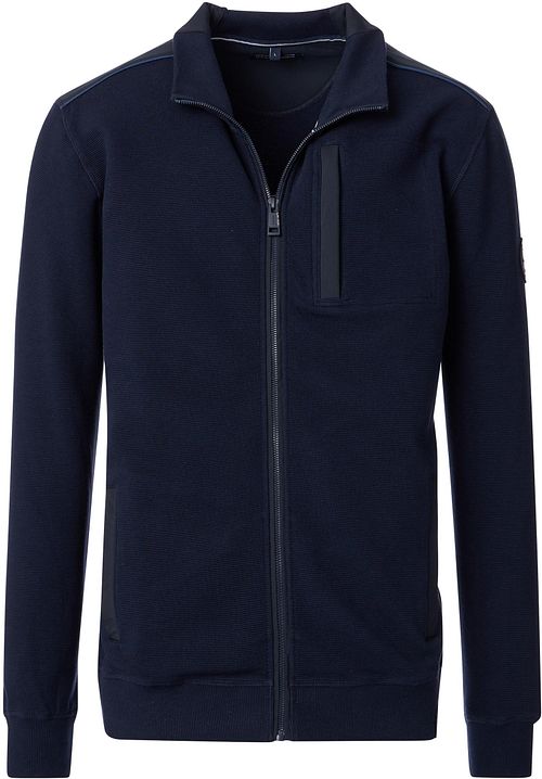 Casa Moda Cardigan Zippé Navy Product