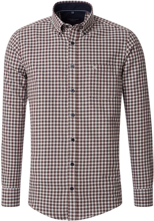 Casa Moda Casual Shirt Checks Brown Product