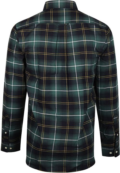Steppin' Out Shirt Flanel Checks Navy Green Product / Achterkant