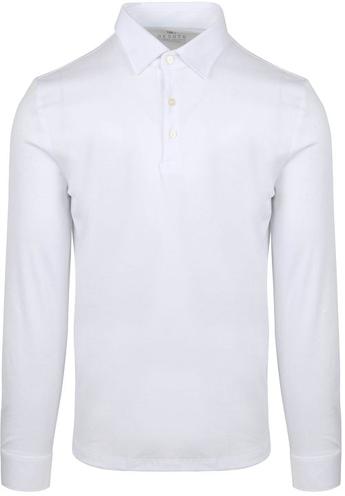 Desoto Longsleeve Poloshirt Essential White Product
