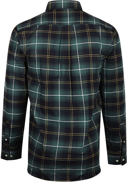 Steppin' Out Flanel Overhemd Ruit Navy Groen Product / Achterkant