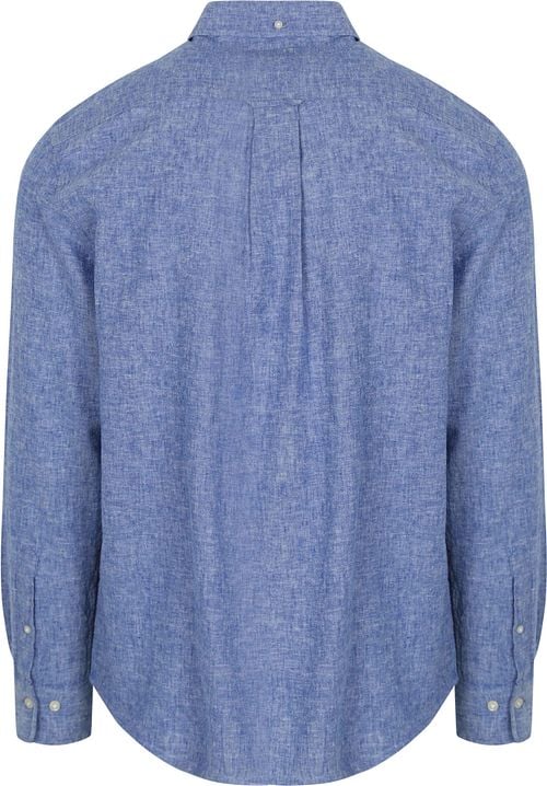 Gant Overhemd Linnen Blauw Product / Achterkant