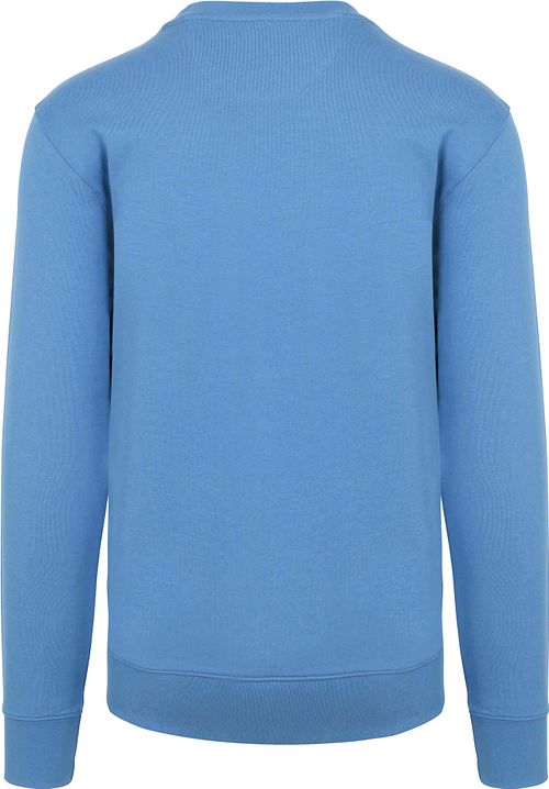 King Essentials The George Sweater Mid Blue Product / Achterkant