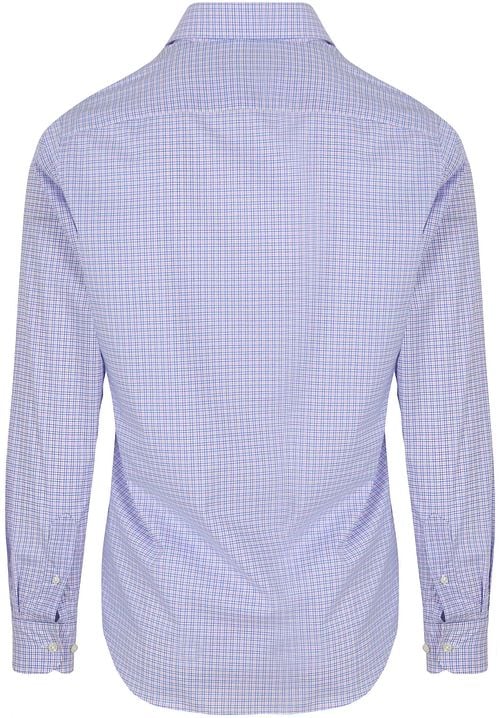 Steppin' Out Overhemd Ruiten Blauw Roze Product / Achterkant