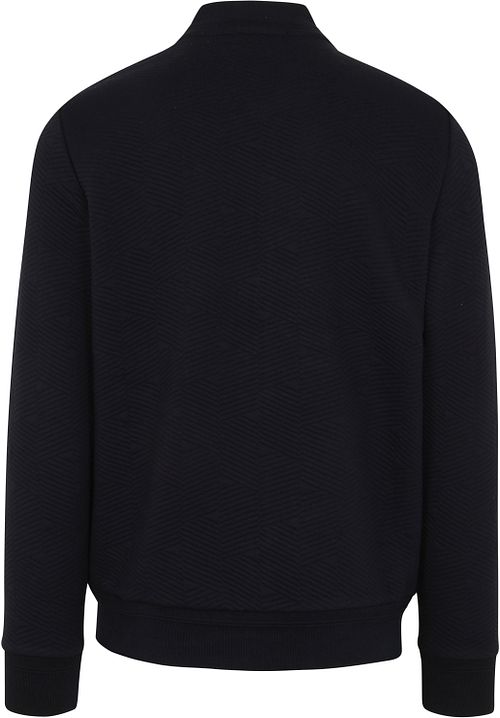 No Excess Cardigan Pattern Navy Blue Product / Achterkant