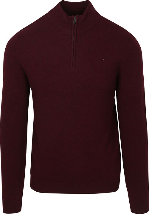 Steppin' Out Pull Half Zip Laine Merino Bordeaux