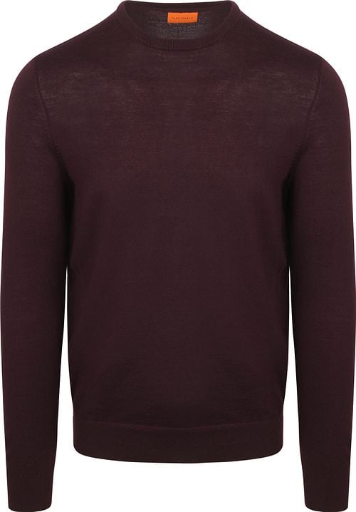 Suitable Merino Pullover Bordeaux