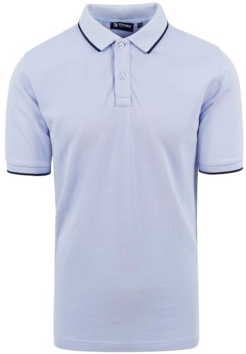 Suitable Respect Polo Shirt Tip Ferry Light Blue Product