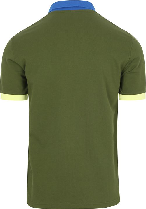 Sun68 Polo Shirt Color Way Dark Green Product / Achterkant