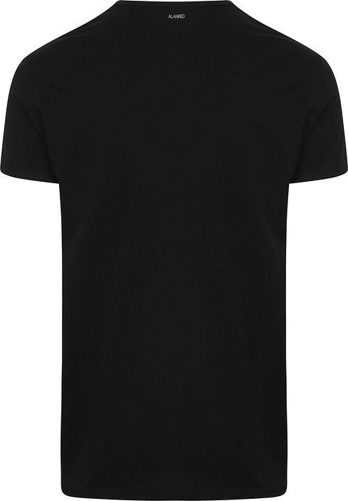 Alan Red V-Hals Dean T-Shirt (2Pack) Schwarz Product / Achterkant