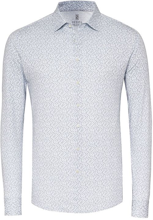 Desoto Shirt Timeless Elegance Print Blue Product