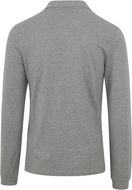 Lyle and Scott Polo Manches Longues Gris Product / Achterkant