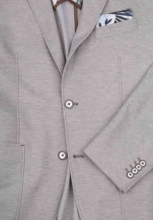 R2 Jersey Blazer Hellgrau Product / Detail