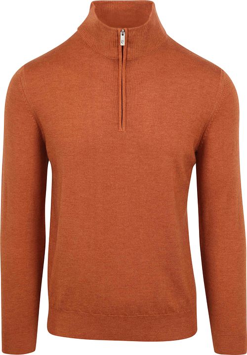 R2 Half Zip Pullover Merino Wool Brique Product