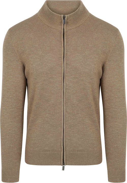 Suitable Cardigan Slub Yarn Beige Product