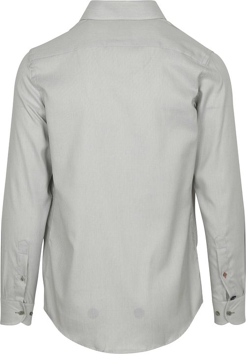 Suitable Hemd Jacquard Luxe Groen