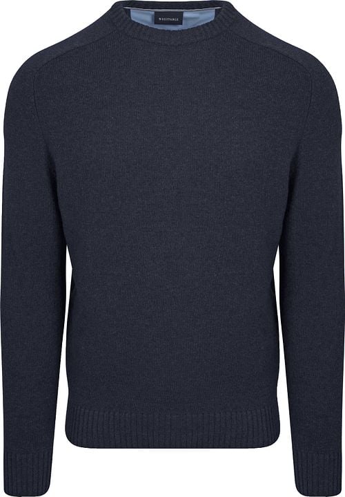 Suitable Lammwolle Pullover Rundhals Navy Product