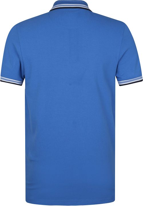 Suitable Polo Shirt Brick Mid Blue Product / Achterkant