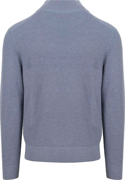 Suitable Structure Half Zip Pullover Blau Product / Achterkant