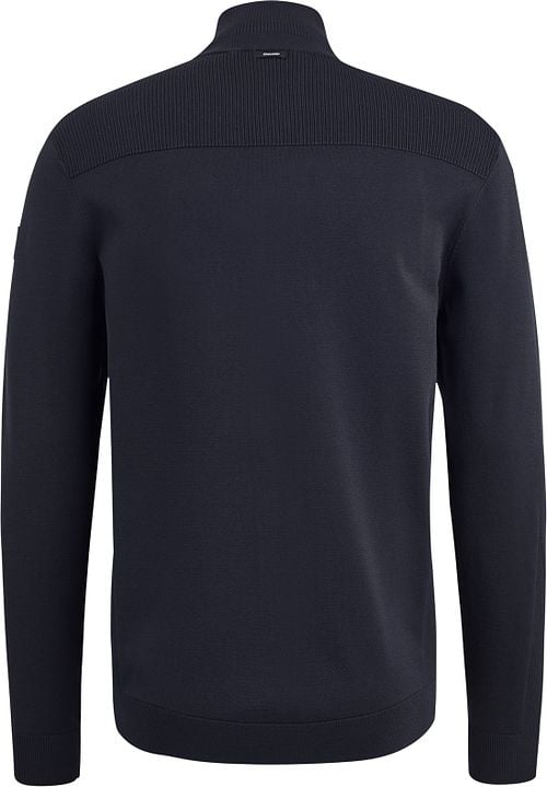 Vanguard Cardigan Viscose Dark Blue Product / Achterkant