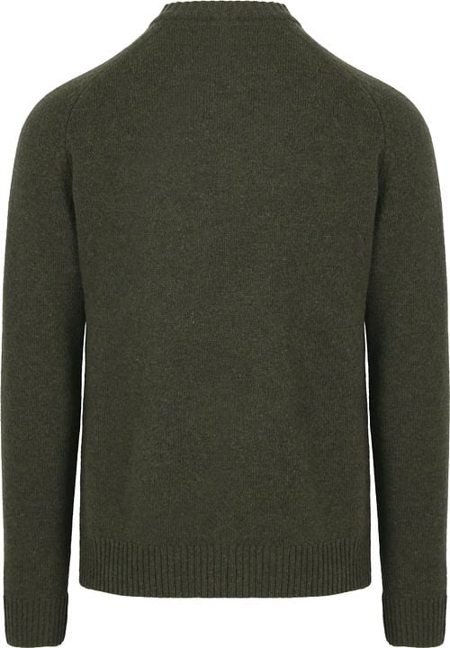 Barbour Grangetown Pull Laine Vert Olive Product / Achterkant