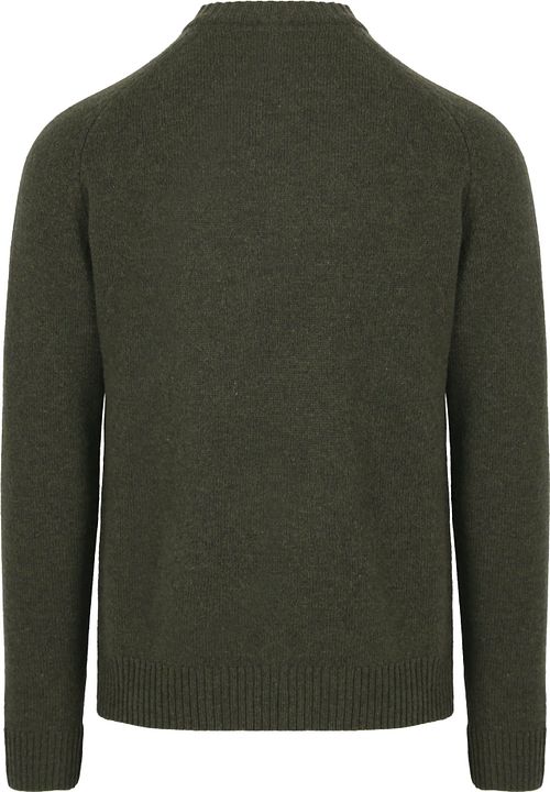 Barbour Grangetown Trui Wol Olijfgroen Product / Achterkant