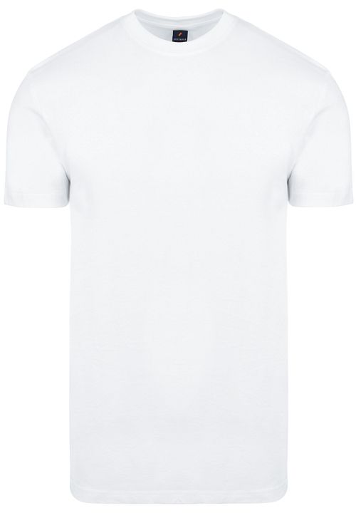 Suitable Obra T-Shirt à Col Rond Haut Blanc 2-Pack Product