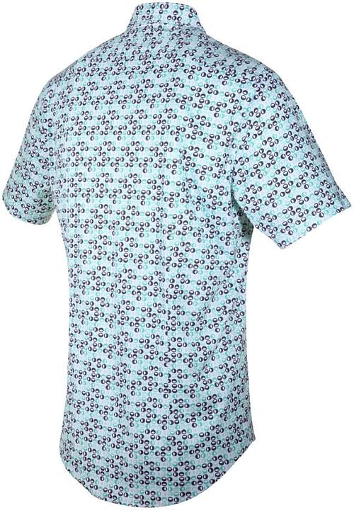 Blue Industry Shirt Short Sleeve Mint Product / Achterkant