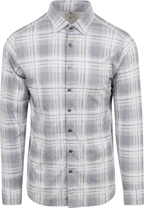 Desoto Shirt Checks Grey Product